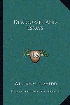portada discourses and essays (in English)