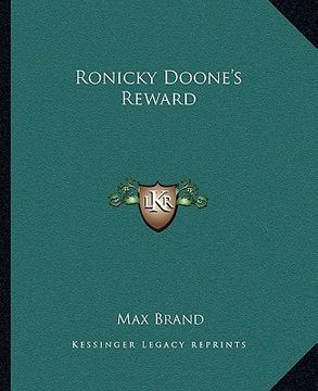 portada ronicky doone's reward (en Inglés)