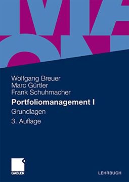 portada Portfoliomanagement i: Grundlagen (en Alemán)