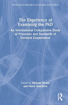 portada The Experience of Examining the phd (Routledge Research in Higher Education) (in English)