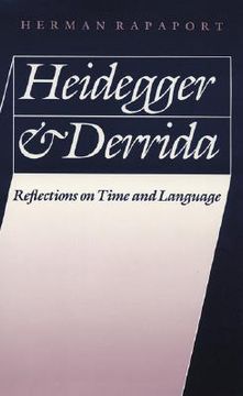 portada heidegger and derrida: reflections on time and language (en Inglés)