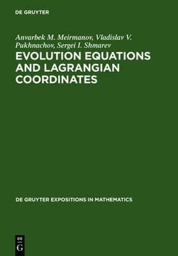portada evolution equations and lagrangian coordinates (en Inglés)