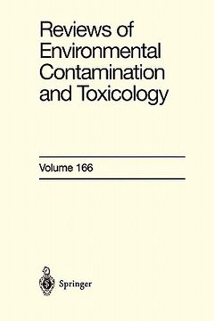 portada reviews of environmental contamination and toxicology 166 (en Inglés)
