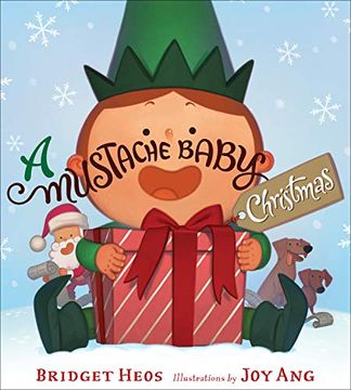 portada A Mustache Baby Christmas (en Inglés)