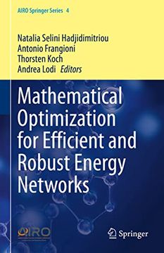 portada Mathematical Optimization for Efficient and Robust Energy Networks (en Inglés)