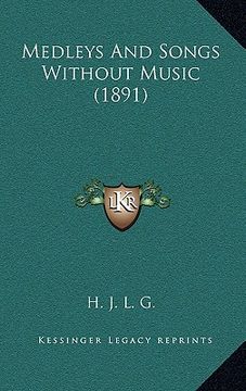 portada medleys and songs without music (1891)