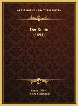 portada Der Rubin (1894) (en Alemán)