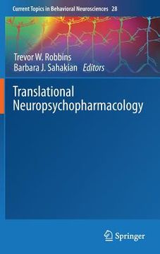 portada Translational Neuropsychopharmacology (en Inglés)