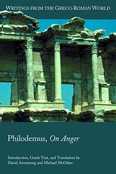 portada Philodemus, on Anger (Writings From the Greco-Roman World) (in English)
