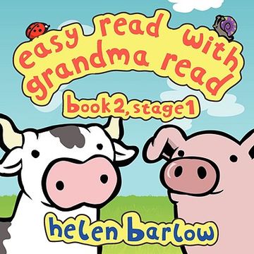 portada easy read with grandma read: book 2, stage 1 (en Inglés)
