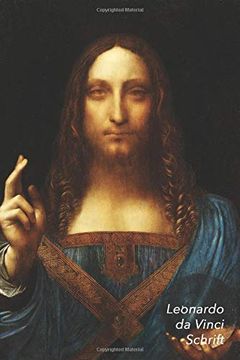 portada Leonardo da Vinci Schrift: Salvator Mundi | Artistiek Dagboek | Ideaal Voor School, Studie, Recepten of Wachtwoorden | Stijlvol Notitieboek Voor Aantekeningen 