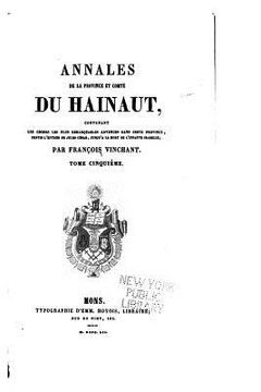 portada Annales de la province et comté du Hainaut - Tome V (en Francés)
