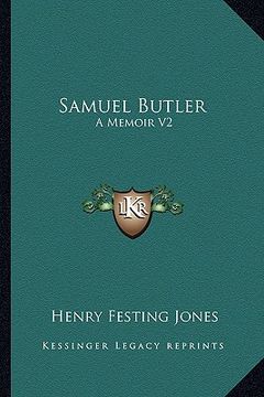 portada samuel butler: a memoir v2 (en Inglés)