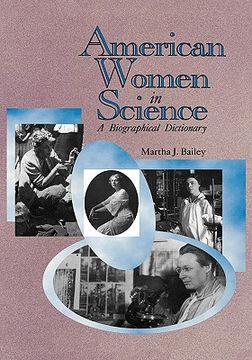 portada american women in science: from colonial times to 1950 (en Inglés)