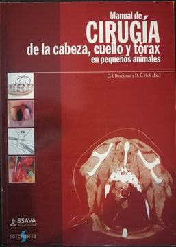 portada Manual de cirugia de la cabeza,cuello y torax en pequeños animales