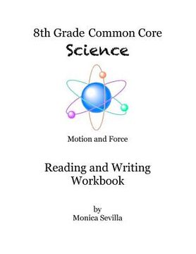 portada 8th grade Science Motion and Forces Workbook (en Inglés)
