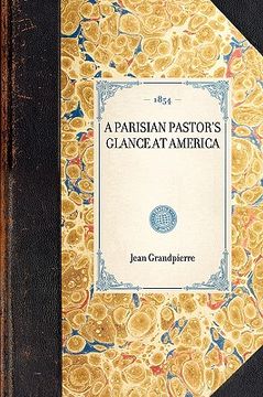 portada parisian pastor's glance at america (en Inglés)