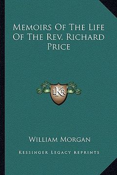 portada memoirs of the life of the rev. richard price (en Inglés)