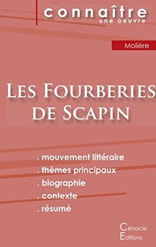 portada Fiche de Lecture les Fourberies de Scapin de Molière (Analyse Littéraire de Référence et Résumé Complet) (Connaître une Oeuvre) (in French)
