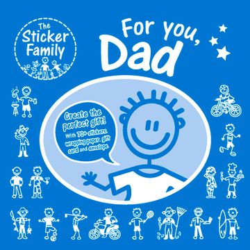 portada The Sticker Family: For You, dad (en Inglés)