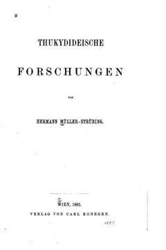 portada Thukydideische Forschungen