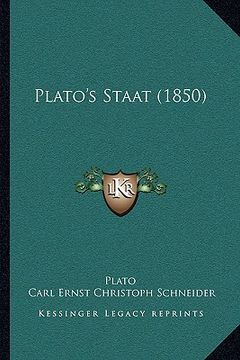 portada plato's staat (1850) (en Inglés)