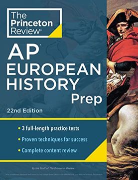 portada Princeton Review AP European History Prep, 22nd Edition: 3 Practice Tests + Complete Content Review + Strategies & Techniques (en Inglés)