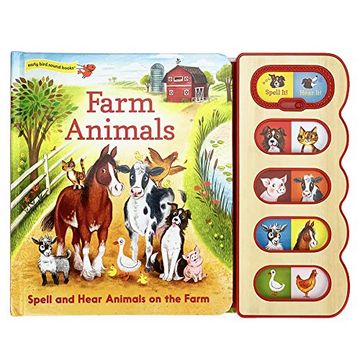 portada Farm Animals (8-Button Early Bird Switch Sound Book) (en Inglés)