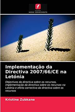 portada Implementação da Directiva 2007 (en Portugués)