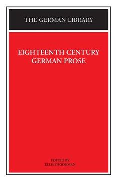 portada eighteenth century german prose: heinse, la roche, wieland, and others (en Inglés)