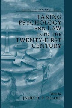 portada Taking Psychology and Law Into the Twenty-First Century (en Inglés)