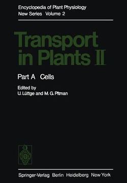 portada transport in plants ii: part a cells (en Inglés)