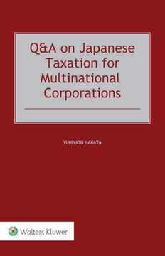 portada Q&A on Japanese Taxation for Multinational Corporations (in English)