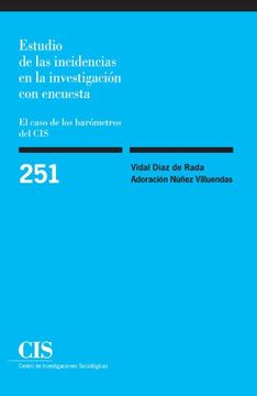 portada Estudio de las Incidencias en la Investigación con Encuesta (Monografías)