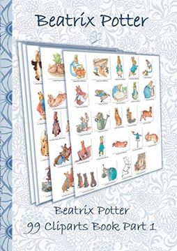 portada Beatrix Potter 99 Cliparts Book Part 1 ( Peter Rabbit ): Sticker, Icon, Clipart, Cliparts, Download, Internet, Dropbox, Original, Children'S Books,. 5-8 Years Old, Present, Gift, Primary (en Inglés)