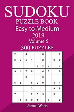 portada 300 Easy to Medium Sudoku Puzzle Book 2019 (en Inglés)