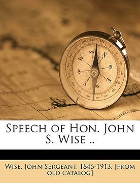 portada speech of hon. john s. wise .. (en Inglés)