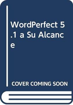 portada Wordperfect 5. 1 a su Alcance