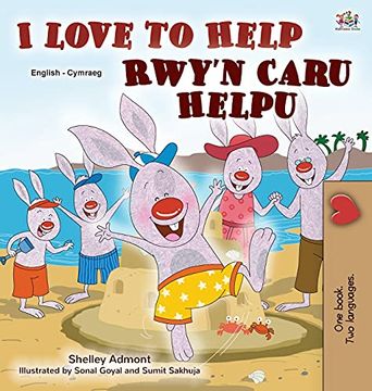 portada I Love to Help (English Welsh Bilingual Book for Kids) (English Welsh Bilingual Collection) (en Galés)