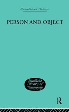 portada Person and Object: A Metaphysical Study (Muirhead Library of Philosophy)