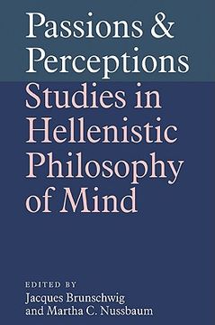 portada Passions and Perceptions: Studies in Hellenistic Philosophy of Mind 