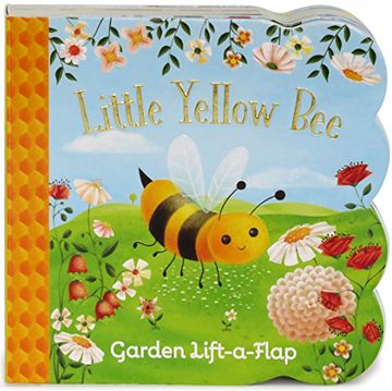 portada Little Yellow Bee: Lift-a-Flap Children's Board Book (Babies Love) (en Inglés)