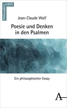 portada Poesie Und Denken in Den Psalmen: Ein Philosophischer Essay (en Alemán)