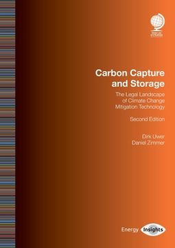 portada Carbon Capture and Storage: The Legal Landscape of Climate Change and Mitigation Technology (en Inglés)