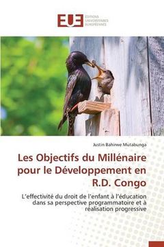 portada Les Objectifs du Millénaire pour le Développement en R.D. Congo