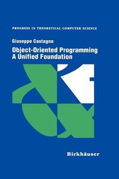 portada object-oriented programming a unified foundation (en Inglés)