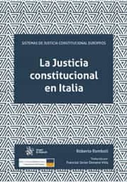portada La Justicia Constitucional en Italia