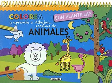 portada Animales (Colorea y Aprende a Dibujar con Plantillas)