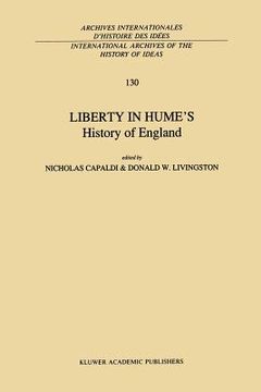 portada Liberty in Hume's History of England (en Inglés)