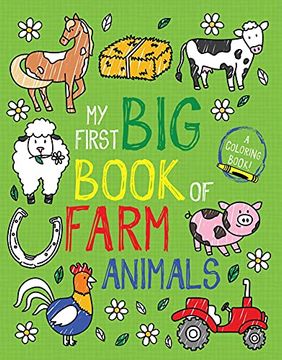 portada My First big Book of Farm Animals (my First big Book of Coloring) (en Inglés)